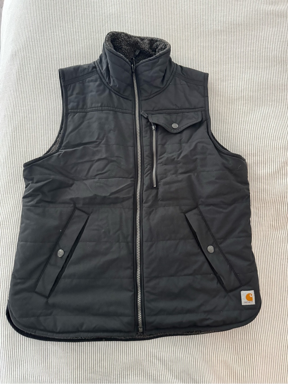 Reversible carhartt Sherpa vest